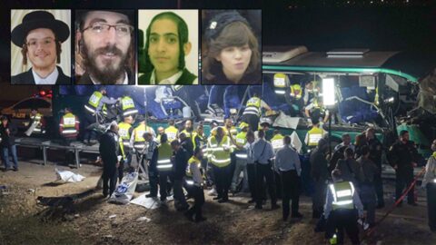 Route Jérusalem - Bnei Brak : 6 morts et une trentaine de blessés dans un grave accident entre un bus et un camion