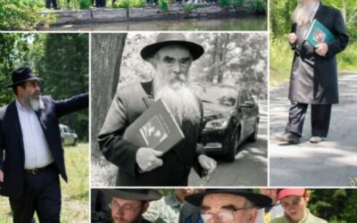 Le Rav Avraham Shemtov accompagne un groupe du Gan Israël à un endroit historique