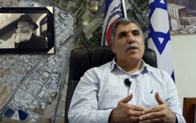 Le maire de Kiryat Mala'hi, Elyahou Zohar : "Une rue portera le nom du Rabbi de Loubavitch"