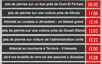 Bilan de la journée d'attentats, jeudi 8 octobre 2015