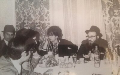 Le Rav Chmouel Azimov au mariage de Marc et Betty Berrebi en 1969