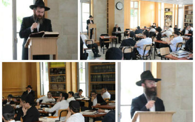 Kinous Torah à la Yéchiva Ketana de Brunoy
