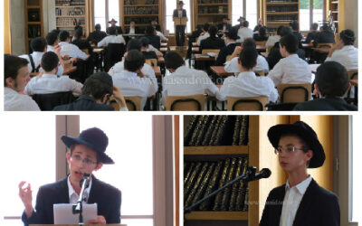 Kinous Torah et Siyoum Masse'het à la Yéchiva de Brunoy