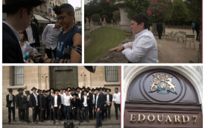 Les Ba'hourim de la Yéchiva de Brunoy sur les traces du Rabbi à Paris