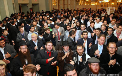 Un groupe de "Chabad on Campus" Sceaux chez le Rabbi