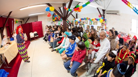 Fête de Pourim pour les enfants à Vincennes