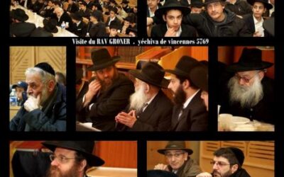 La Yéchiva Loubavitch de Vincennes accueil le Rav Leibl Groner, dimanche 11 janvier 2009