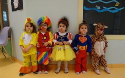 Pourim à la crèche des Institutions Beth Rivkah
