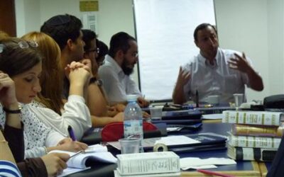 Formation des enseignants du Talmud Torah de France, en Israel