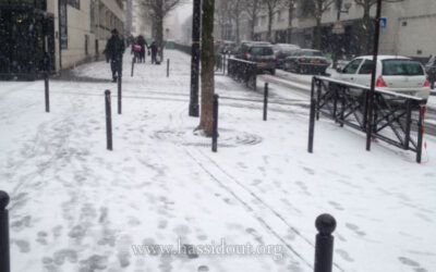 Rue Petit sous la neige, Roch Hodech Nissan 5773