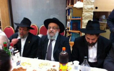 Farbrenguen au Beth Habad de la rue Henri Ribière Paris 19 avec le Rav Itshak Haim de Pisgat Zeev