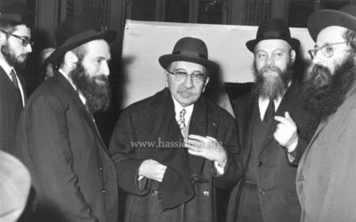 Youd Teth Kislev à Paris en 1971, organisé par le Beth Loubavitch