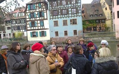 Parcours du judaïsme alsacien pour les dames du cours du mardi du Beth Loubavitch