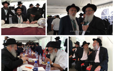 Conclusion de l'écriture du Sefer Torah pour le mérite de Chalom Mordehai Rubashkin, mercredi 20 Av à Alma-Ata