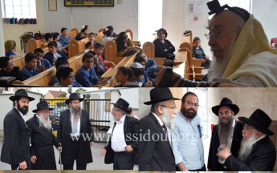 Visite historique du Rav Chalom Dovber Butman à Paris