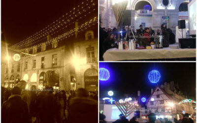 DIJON : Allumage public de &lsquo;Hanouka, dimanche 21 décembre 2014
