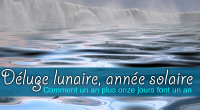 Déluge lunaire, année solaire