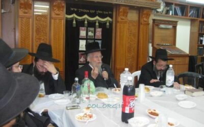 Farbrenguen avec le Rav Chalom Deutch à Elad
