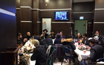 TEL AVIV : Farbrenguen de Youd Teth Kislev au Beth Habad francophone de Névé Tsedek avec le Rav Daniel Nakache