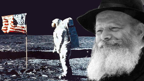 L'enseignement du Rabbi sur la mission spatiale sur la lune
