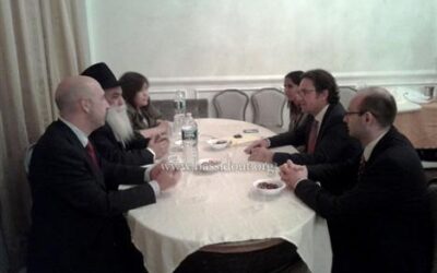 Rencontre de l'ex-ministre du président Nicolas Sarkozy avec les membres du CCF New York