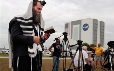 Le Chalia'h de la NASA présent au lancement de la navette spatiale américaine Atlantis en Floride