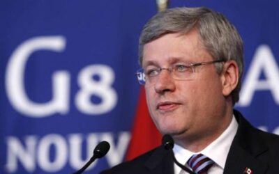 Sommet du G8 à Deauville : Le Premier ministre du Canada Stephen Harper se distingue